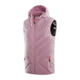 thumbnail image 1 of Hovilon Heated Vest,Heated Jacket for Women,Heated Coat Hooded Heating Warm Jackets Windproof USB Charging Electric Body Warmer，Outdoor Warm Clothing Heated for Riding Skiing Fishing（Pink-XL）, 1 of 2