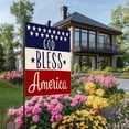 thumbnail image 1 of Hovilon Independence Day Garden Flag Double Sided - 4th of July Outdoor Yard Decor, Patriotic Polyester Flag Memorial Day Lawn Flag, Summer Holiday House Decoration, 1 of 6