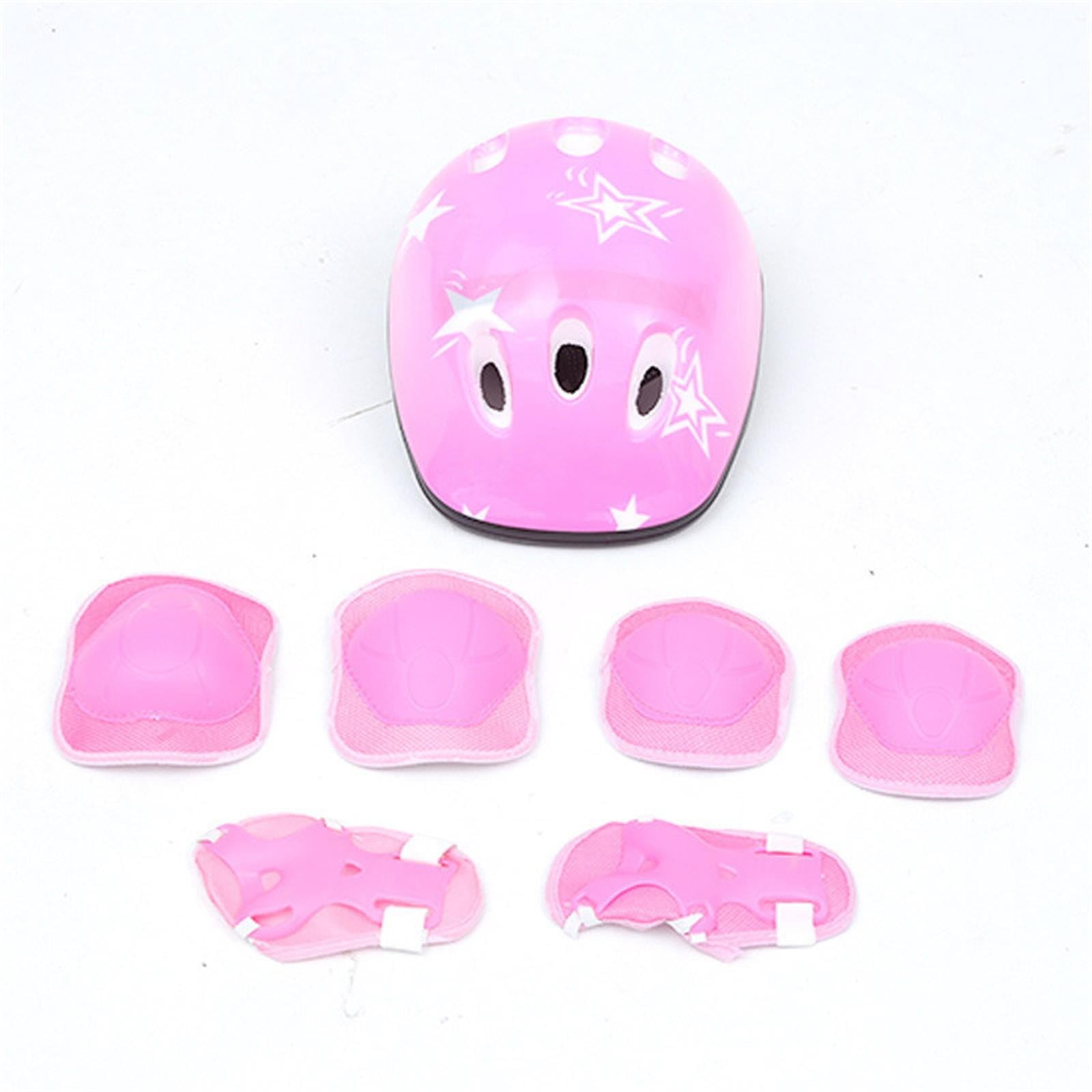 Hovilon Kids Helmet Pad Set,Adjustable Helmet Knee Pads and Elbow Pads ...