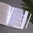 thumbnail image 1 of Hovilon LED Book Reading Light,Flat Booklights for Reading in Bed at Night Acrylic Bookmark Light Flat Plate LED Book Lamp with Brightness Adjustment Student Eye Protection Light for Night Reading, 1 of 3