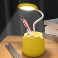 thumbnail image 1 of Hovilon LED Desk Lamp，Battery Operated Desk Light，Rechargeable, Flexible Gooseneck, Pen Holder - Study Table Lamp for Bedroom Reading, 1 of 8