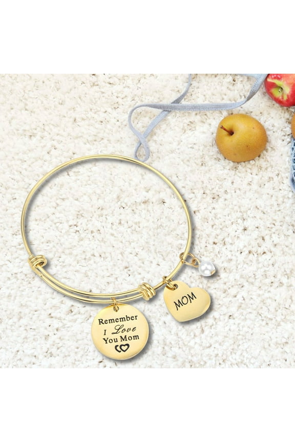 Mom Gifts Mom Bracelet from Daughter Son,Expandable Bangle Bracelets Mother Day Birthday Gifts Love Between Mother and Daughter is Forever