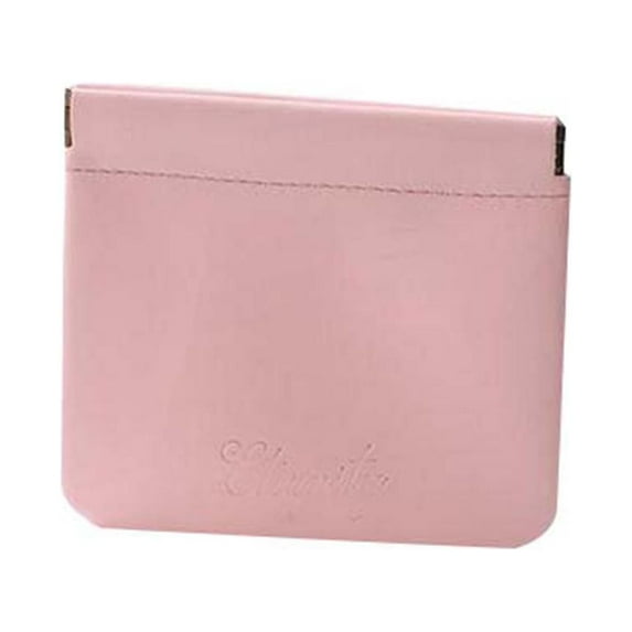 Hovilon Pocket Cosmetic Bag,Small Makeup Bag for Purse,Portable No Zipper Self-closing Small Makeup Pouch,Coin Purse Self-closing Small Travel Kit Lipstick Mini Cosmetic Storage Bag