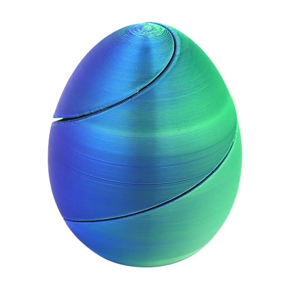 Hovilon Rotatable Printed Easter Egg Toy - Interactive Disassembling Puzzle Egg for Kids, Colorful STEM Learning Game, Unique Spring Table Decoration, and Fun Party Favor for Boys and Girls