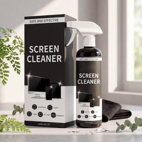 Hovilon Screen Cleaning Spray 120ml, Gentle Multi-Surface Cleaner for Phones Computers TVs, Streak-Free Smudge & Fingerprint Remover, Safe Daily Maintenance Solution for Electronics & Laptops