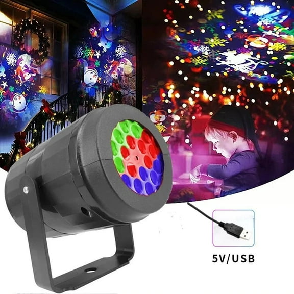 Hovilon Snowflake Projector Lights Outdoor, LED Highlight Dynamic Christmas Snow Projection Lamp, IP65 Waterproof Snowfall Holiday Light Projector for Xmas, Party, Wedding, Garden
