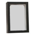 thumbnail image 1 of Hovilon Solid Wood Shadow Box Frame with Glass Front, Deep 3D Display Case for Dried Flowers, Medals, Photos, and Keepsakes, Rustic Hinged Door Memorabilia Box with Linen Backboard, 1 of 6