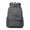thumbnail image 1 of Hovilon Water Resistant Student Backpack, 14-Inch Laptop Compartment Daypack, Lightweight 470g Polyester Blend School Bookbag, Multi-Compartment Casual Daily Bag for College Campus Travel, Gray, 1 of 7