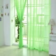 thumbnail image 1 of Hovilon Window Drapes Curtain,Sheer Curtains，Light Filtering Rod Pocket Solid Color Window Sheer Curtain Kitchen Bedroom Children Living Room Yard，39x108 Inch（1 PCS）, 1 of 2