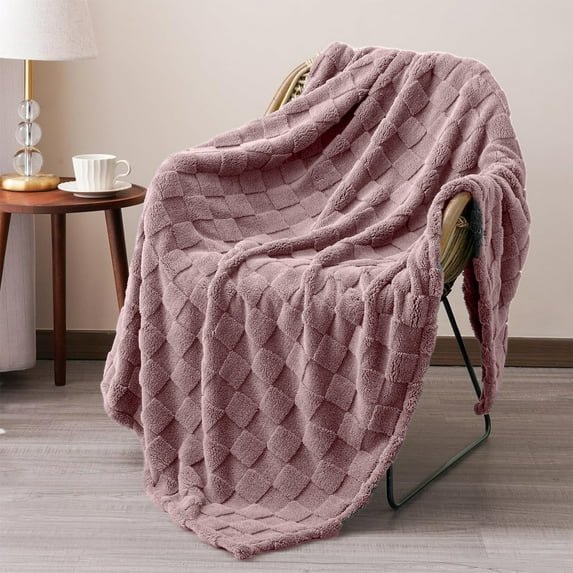 Hovilon Winter Bed Blanket 27x39In,Warm Throw Blanket,Lightweight Thermal Throw Blanket,Breathable Bed Throw,Soft Comfortable Machine Washable Blanket,for Sofa Couch All Season