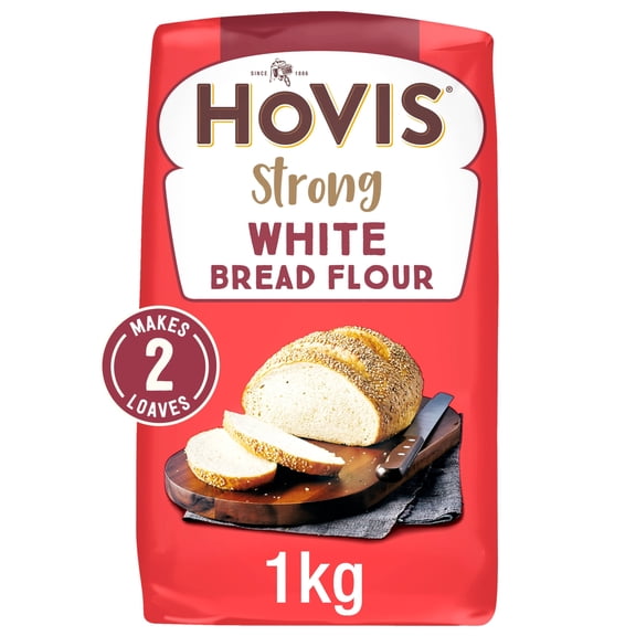 Hovis Strong White Bread Flour 1kg, Imported from Britain