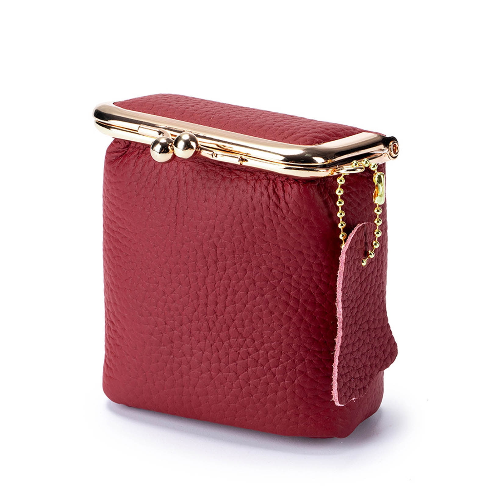 Havethedare Leather Mini Jewelry Box - Vintage Travel Case For Earrings, Rings, Portable Organizer, Wine Red - View #9