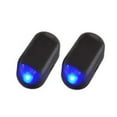 thumbnail image 1 of Hovmgk 2PCS Solar Powered Car Simulated Dummy Alarm Light, Red & Blue Solar Lights with USB Charging, Vehicle Security Deterrent, Easy Installation with Strong Adhesive for Cars & Trucks, 1 of 3