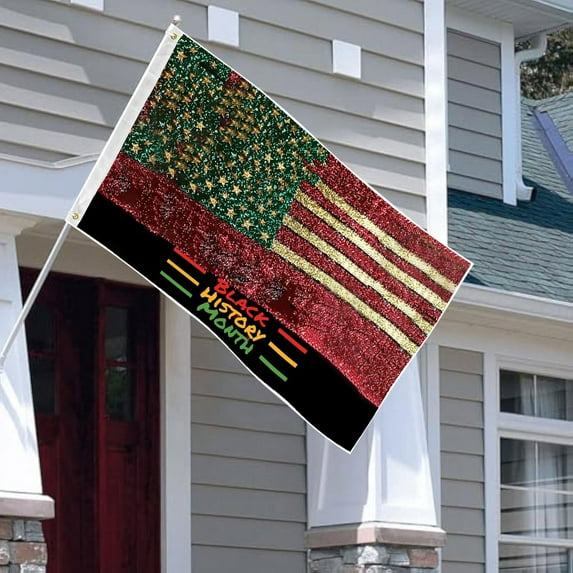 Hovmgk 3x5 Ft Month Flag, Colorfast Polyester Flag with Double Stitching, Durable Outdoor American Flag for Parades, Celebrations, Offices, Street Parties, Fade-Resistant, Easy to Hang