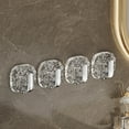 thumbnail image 1 of Hovmgk 4pc Seamless Multi-Functional Hooks, Perforation-Free Adhesive Hangers for Earphones, Towels, Headbands, Easy Installation for Bathroom & Bedroom Storage, Strong & Versatile, 1 of 6
