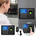 thumbnail image 1 of Hovmgk Biometric Fingerprint Password Attendance Device, 4-Inch LCD Employee Time Clock Recorder, Overtime & Payroll Management - Customizable Breaks & One-Year Warranty, Easy Setup, 1 of 3