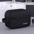 thumbnail image 1 of Hovmgk Business Travel Men's Grooming Bag, Waterproof Toiletries Organizer with Large Capacity, Portable Shaving Kit & Cosmetic Storage, Ideal for Business Trips & Vacations, 1 of 5