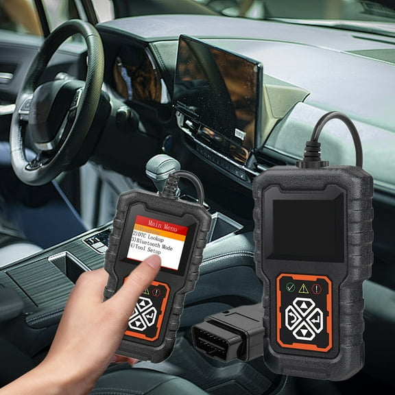 Hovmgk Car Accessories Automotive Fault Detection And Diagnosis Instrument Automotive Fault Diagnosis Instrument Color Screen Father's Day Gift Ideas Fathers Day Gifts Black