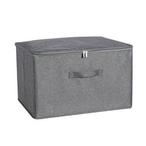 Hovmgk Cationic Storage Box, Clothing Organizer Case, Foldable, Washable, Multi-Size – Perfect for Bedrooms, Closets, Great for Organizers, Families, Grey