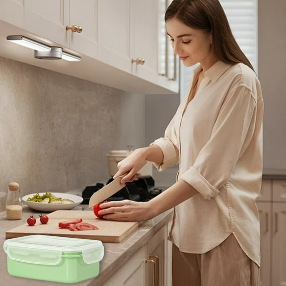 Hovmgk Cheese Dispenser & Food Storage Box, Flip Lid Organizer for Refrigerator, Plastic Spice & Ginger Storage Container, Transparent, 14x9.5x5.5cm, Easy to Use, Ideal for Kitchen & Dining