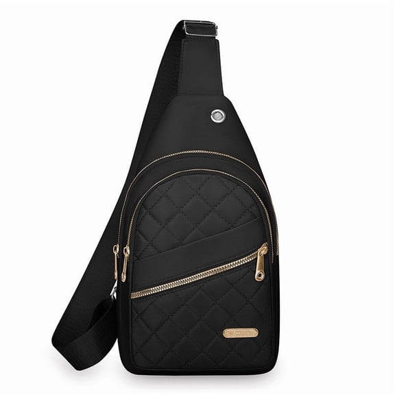 Hovmgk Chest Bag for Women, Large Capacity Shoulder Bag, Stylish Crossbody Bag for Commuting, Versatile Travel Bag, Adjustable Straps for Comfort, Trendy Fashion Accessory for Daily Use