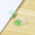 thumbnail image 1 of Hovmgk Clear Binder Clips, Long Tail Document Clips for Stationery & Snack Bags, Transparent Plastic Clamps for A4 Files, Receipt Organizer Clips, Multi-Scenario Use, White & Green, 1 of 7