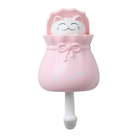 Hovmgk Creative Adhesive Coat Hooks, Cute Pet Wall Mount for Bags, Keys & Scarves, Decorative Hooks for Bedroom & Living Room, No Drilling Required, Easy Installation, Multi-Use Organizer