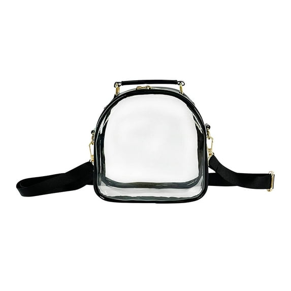 Hovmgk Crossbody Bag, PVC Pouch, Transparent Minimalist Mini for Women, Fashion Bags & Accessory Organizers, Stylish Daily Storage, Ideal for Ladies, Shoppers & Travelers