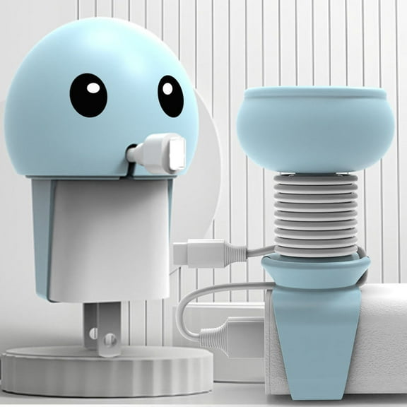 Hovmgk Data Cable Organizer, Silicone Cable Protector with 360-Degree Flexibility, Desktop Storage Buckle for Sorting & Binding Cables, Travel & Office Cable Management, Black/Gray/Blue