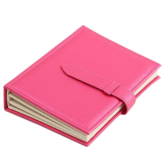 Hovmgk Earrings Storage Book, Jewelry Organizer for 42 Pairs of Earrings, Eco-Friendly Leather Display Case with Adjustable Buckle, Stylish Jewelry Storage Box, Practical Gift for Women & Girls