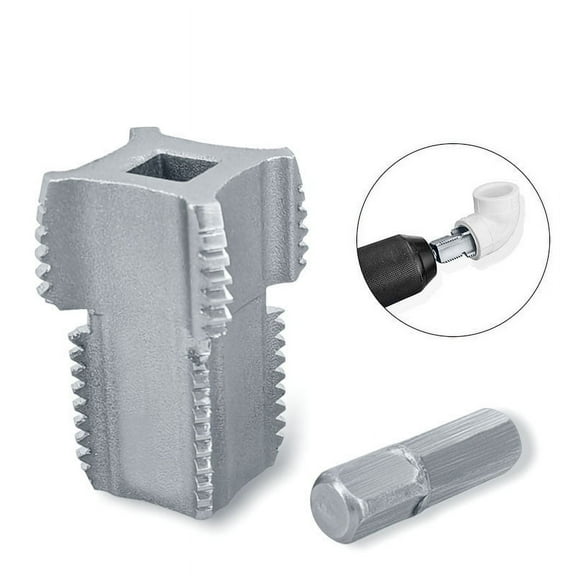 Hovmgk Electric Drill Pipe Threading Tool, 4 & 6 Points PPR Water Pipe Threading Kit, Easy Setup for Plumbing Projects, Durable Tapping Tool for DIY Plumbing & Water Systems