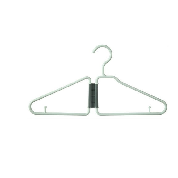 Hovmgk Foldable Plastic Hanger, Adjustable Folding Storage Rack, Space-Saving Clothes Organizer for Closet, No Crease Clothes Hanging Solution, Home Storage for Bedroom and Laundry Room