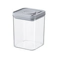thumbnail image 1 of Hovmgk Food Storage Jars, Set of 3 Airtight Sealed Containers, 600ml, 1250ml, 2300ml, Durable Plastic Jars for Kitchen Pantry & Home Storage, Easy Organization for Dry Foods & Snacks, 1 of 1