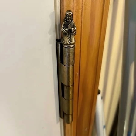 Hovmgk Funny Hinge Head Home Decor, Whimsical Door Hinge Toppers for Creative Home Decorations, Fun & Quirky Hinges for Unique Indoor & Outdoor Accents, Adding Personality to Your Doorways