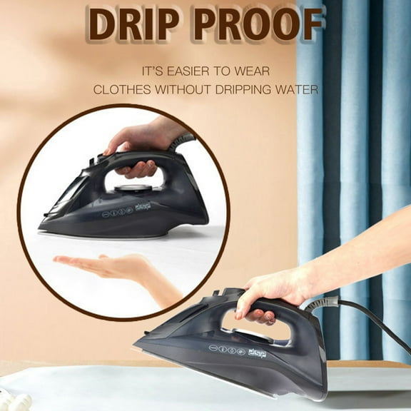 Hovmgk Handheld Steam Iron, Portable Household Garment Steamer with Adjustable Steam Control, Vertical & Dry Ironing for Clothes, Travel-Friendly Fabric Care Solution for Home & Travel