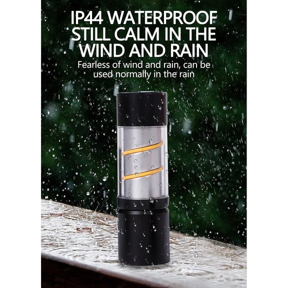 Hovmgk High Power Rechargeable LED Flashlight, Mini Torch for Camping & Outdoor, Waterproof LED Lamp with Adjustable Focus, USB Rechargeable Pocket-Sized Light for Hiking & Emergency