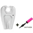 thumbnail image 1 of Hovmgk Inflatable Shampoo Sink for Elderly & Pregnant, Portable Head-Worn Basin for Comfortable Hair Washing, Non-Leak PVC Material, Ideal for Bedside & Wheelchair Use, 24*15*4 Inch, 1 of 1