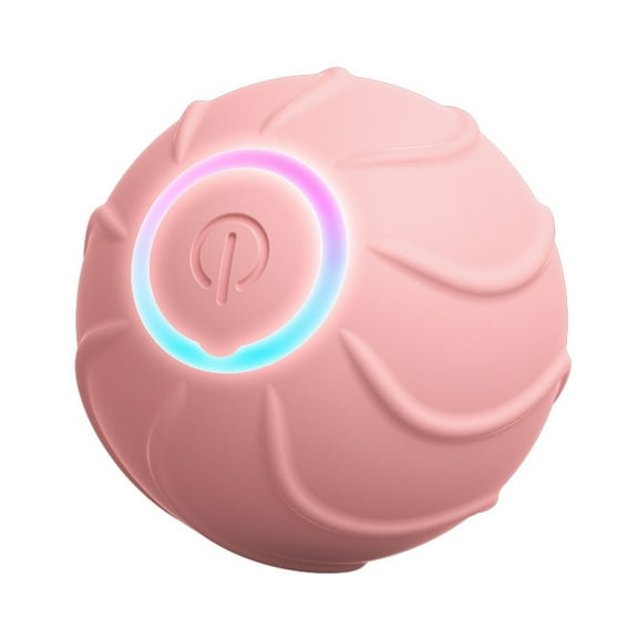 Hovmgk Interactive Dog Toy with LED Lights, Two Play Modes for Dogs, Rolling & Jumping Smart Toy for Small/Medium Dogs, Rechargeable & Durable Dog Entertainment, Fun Interactive Toy