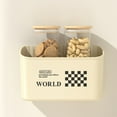 thumbnail image 1 of Hovmgk Kitchen Utensils Storage Box, Magnetic Wall Mounted Organizer for Refrigerator, Saves Space, Beige, Versatile Storage for Utensils, Spices & Snacks, Easy Installation, 1Pc, 1 of 6