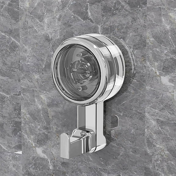Hovmgk Knob Suction Cup Hook, Strong Vacuum Adhesive Hook for Bathroom & Kitchen, Traceless Multifunctional Coat & Towel Holder, Space-Saving Home Organization, Easy Install Reusable Hook