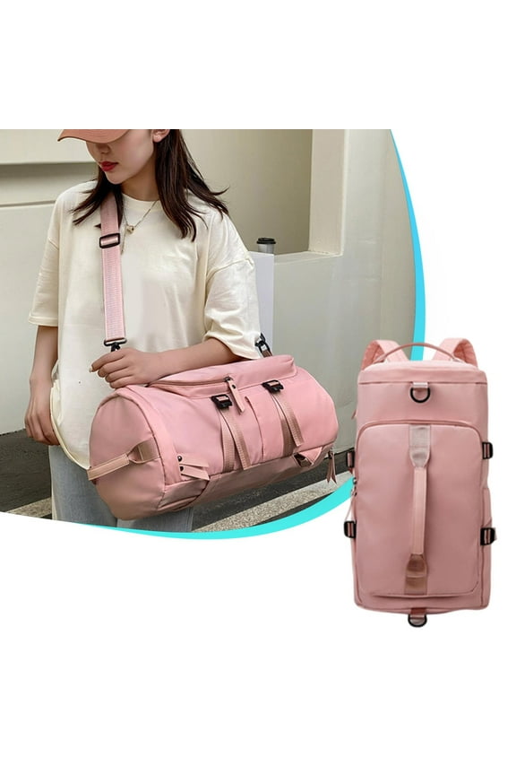 Large Capacity Sports Backpack, Waterproof Gym Bag with Shoe Compartment, Wet/Dry Separation, Travel Backpack for Hiking, Outdoor Adventures, School, and Sports