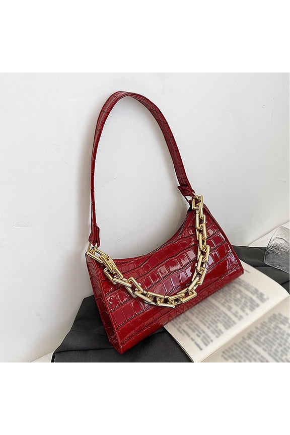 Leather One-Shoulder Crossbody Bag, Large-Capacity Multi-Compartment Fashionable Women's Messenger Purse with Double Zipper, Durable Tear-Resistant Organizer for Travel