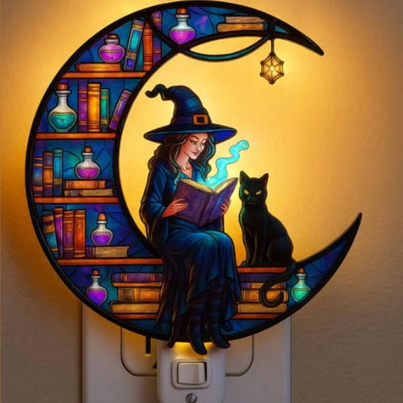 Hovmgk Magic Moonlights Night Light, Enchanting LED Lamp for Festival Decor, Spooky Ambiance Lighting for Parties, Unique Night Light for Home & Office, Perfect Festival Gift Idea