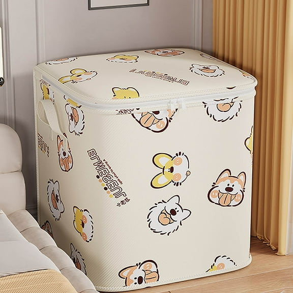 Hovmgk Non-Woven Quilt Bag, Moving Storage Sack, Large Capacity Double Zipper for Clothes & Bedding, Moving Supplies, Foldable Heavy-Duty Storage for College Students, Movers