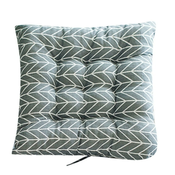 Hovmgk Outdoor Garden Sofa Chair Cushion Pad, Soft Pearl Cotton Seat Cushion with Strap for Patio, Home, Office, Kitchen, Comfortable and Durable for Chairs, 17 x 17 x 1.96 Inch