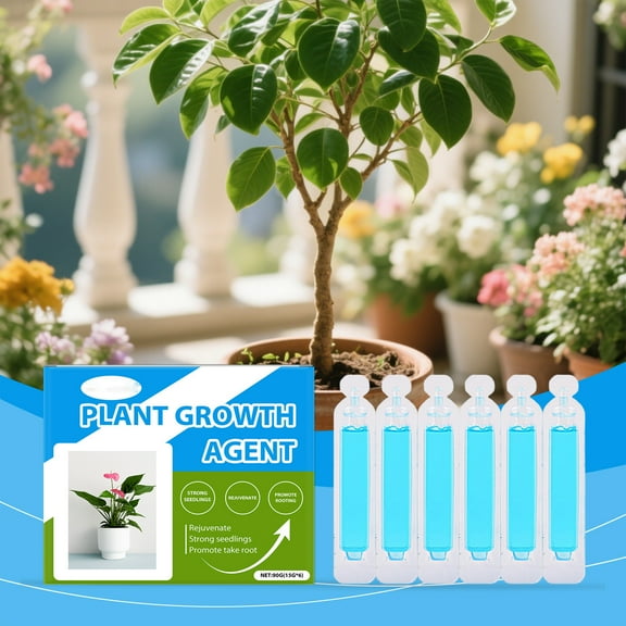 Hovmgk Plant Solution Rooting and Liquid Fertilizer for Cuttings, 90ml Nutrient-Rich Solution to Promote Plant Growth, Indoor Watering System for Plants, Garden Kneeling Pad, Drip Irrigation Kit
