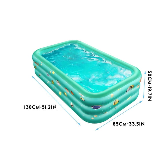 Hovmgk Pool Accessories Children's Family Pool Baby Ocean Sand Pool Bath Toys Square Pool Supplies Green S