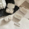 thumbnail image 1 of Hovmgk Portable Contact Lens Case, Compact & Stylish Storage Box for Daily & Travel Use, Leak-Proof, Includes Tweezers Slot, Clear Visibility, Essential Lens Organizer for Travel, 1 of 6