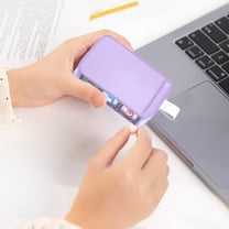 Hovmgk Portable Storage Box, 3-Compartment Plastic Organizer with Sliding Lid, Food-Grade Safe Medication Storage, Travel-Friendly Compact Case, Durable & Easy to Carry