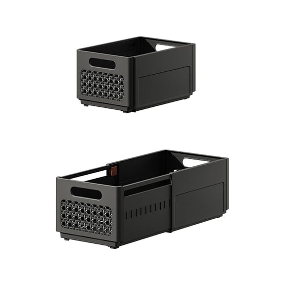 Hovmgk Retractable Clothes Storage Box, Adjustable Drawer-Style Organizer for Wardrobe, Multi-Size for Pants, Underwear, Socks, Breathable Mesh Design, Sturdy Plastic Material